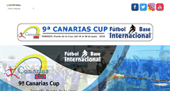 Desktop Screenshot of canariascup.com